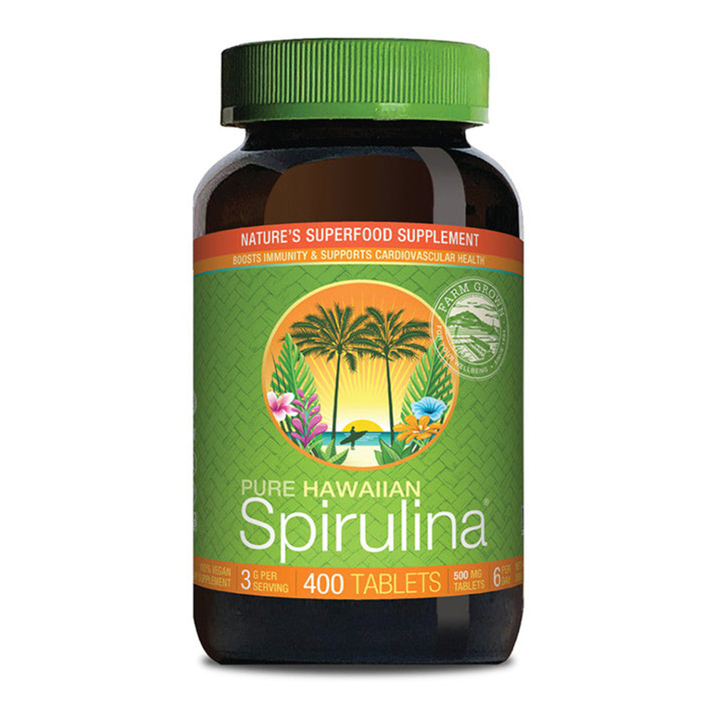 Nutrex Pure Hawaiian Spirulina 500 Mg Vegan Supports Immune System, 400 Ea